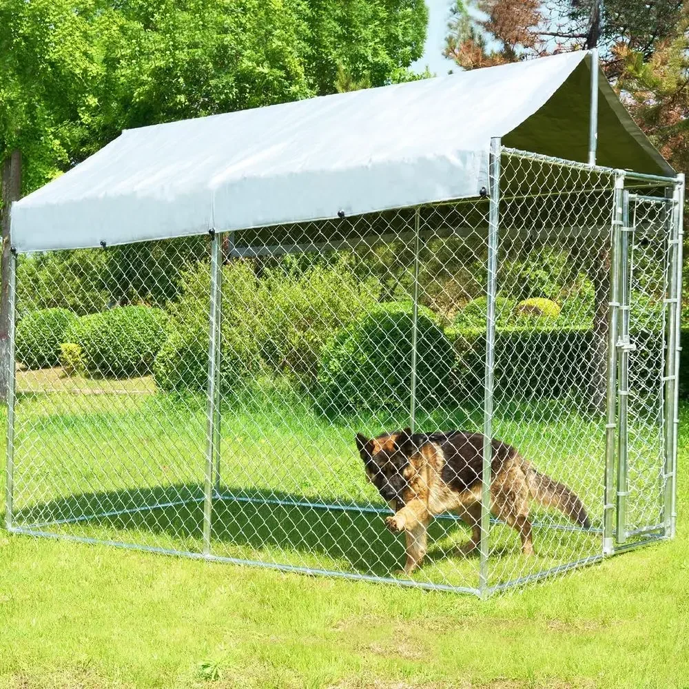 Security Chain Door - Resistente Caseta para Perros de Exterior