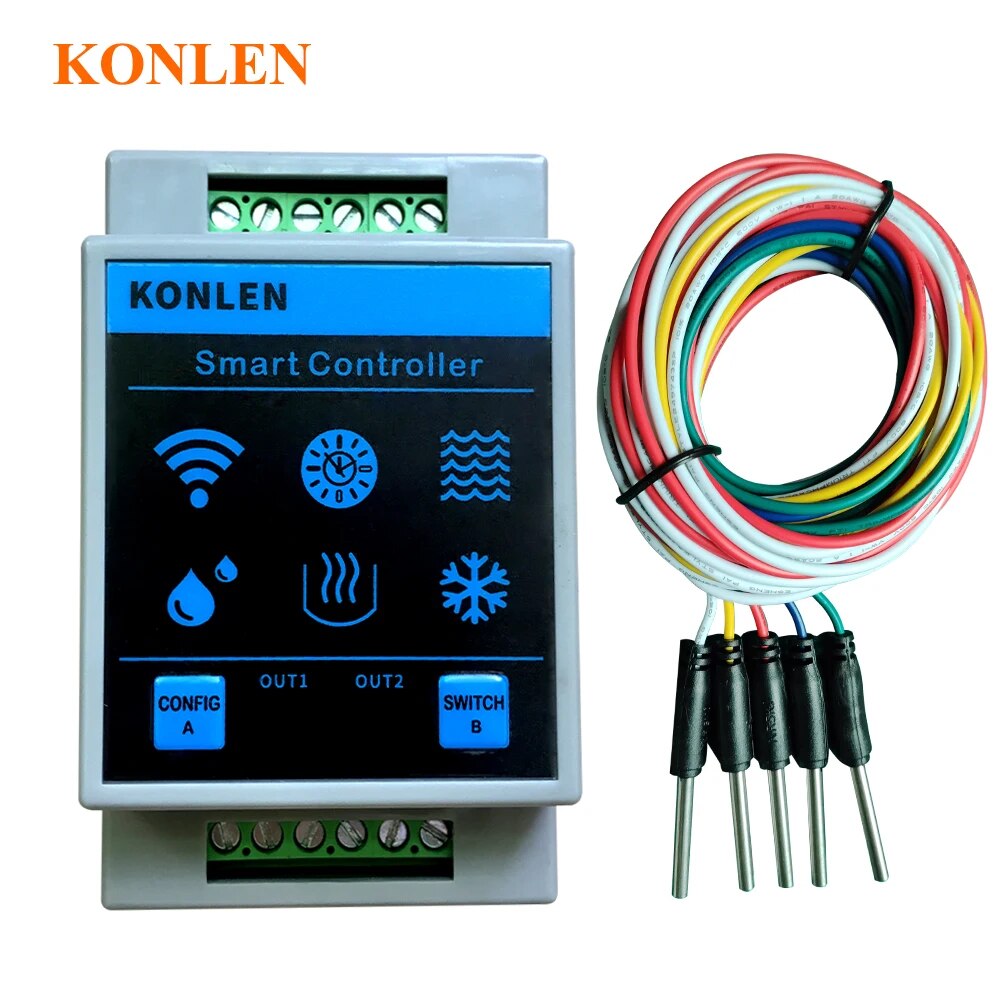 Water Alarm Sensor - KONLEN-Sensor de nivel de Agua Tuya,