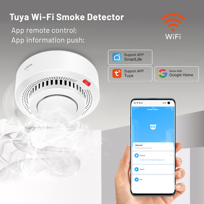 Sensor de Humo Inteligente WiF - Smoke Detector Interconnected reseña y precio