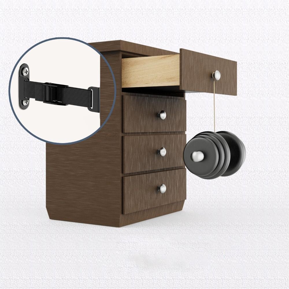 Anclajes para muebles a prueba - Earthquake Anchor Strap reseña y precio