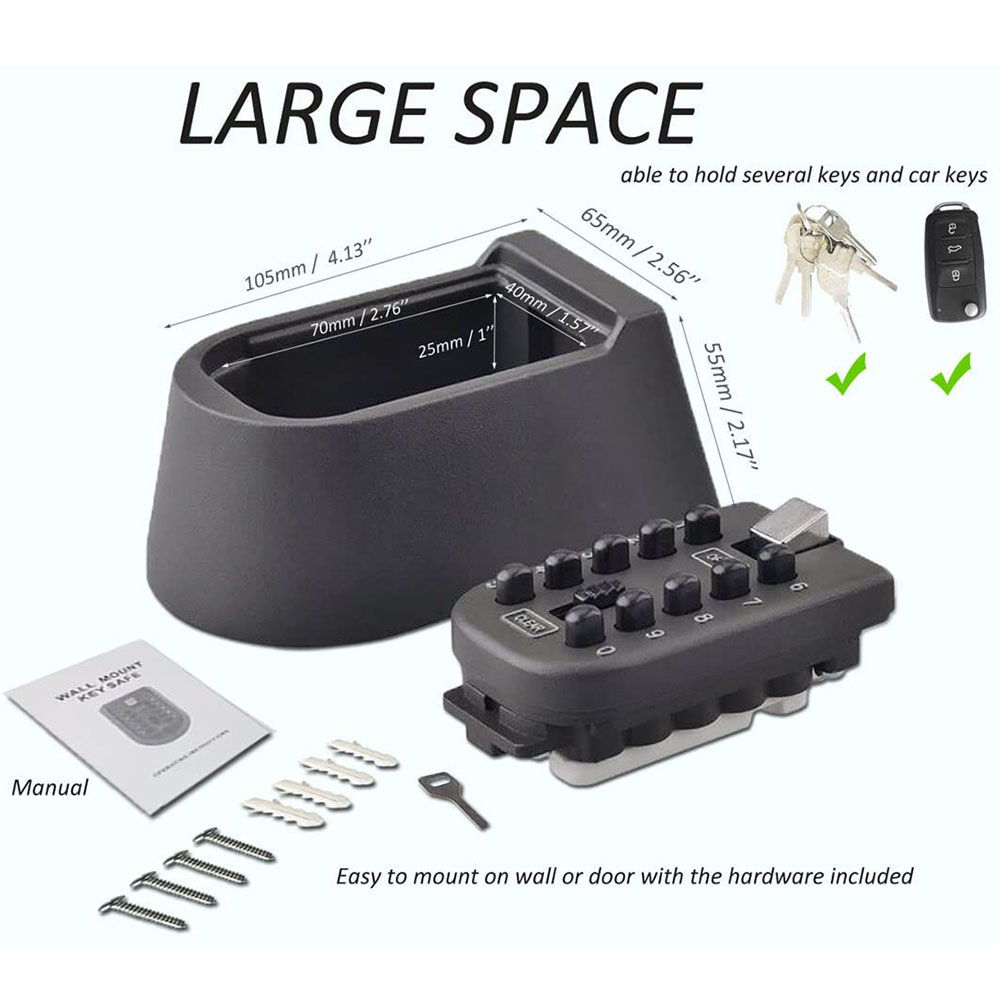 Caja de Seguridad para Llaves  - Lockbox Key Secure reseña y precio