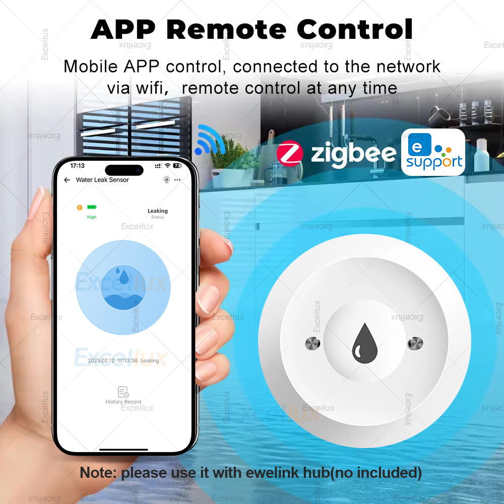 Ewelink Zigbee 3,0 Sensor de a - Water Alarm Sensor reseña y precio