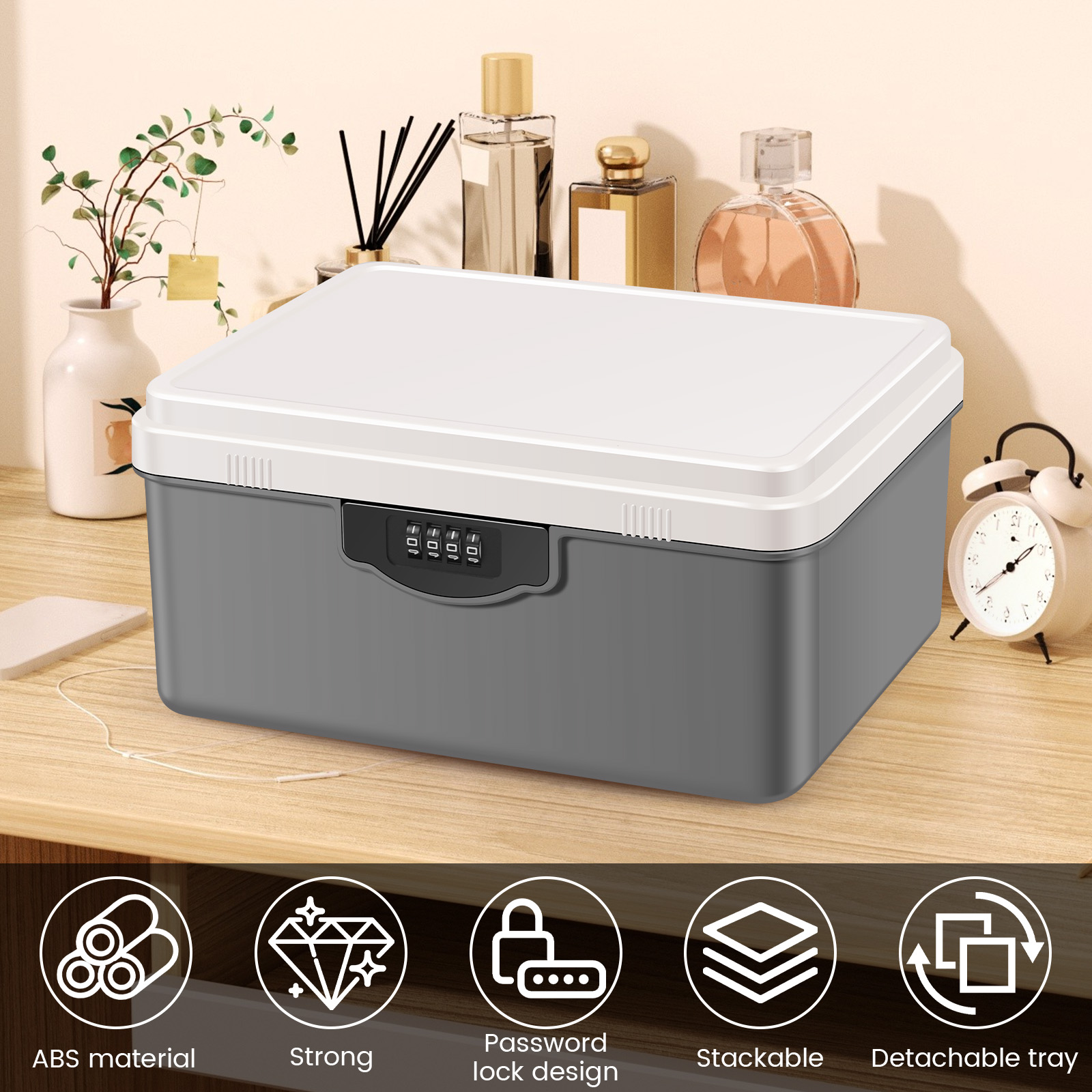Caja de seguridad con bloqueo  - Medicine Cabinet Lock reseña y precio