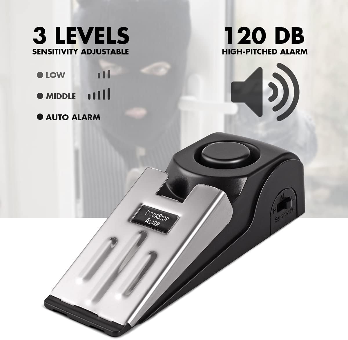 Alarma de tope de puerta, tope - Door Stop Alarm reseña y precio