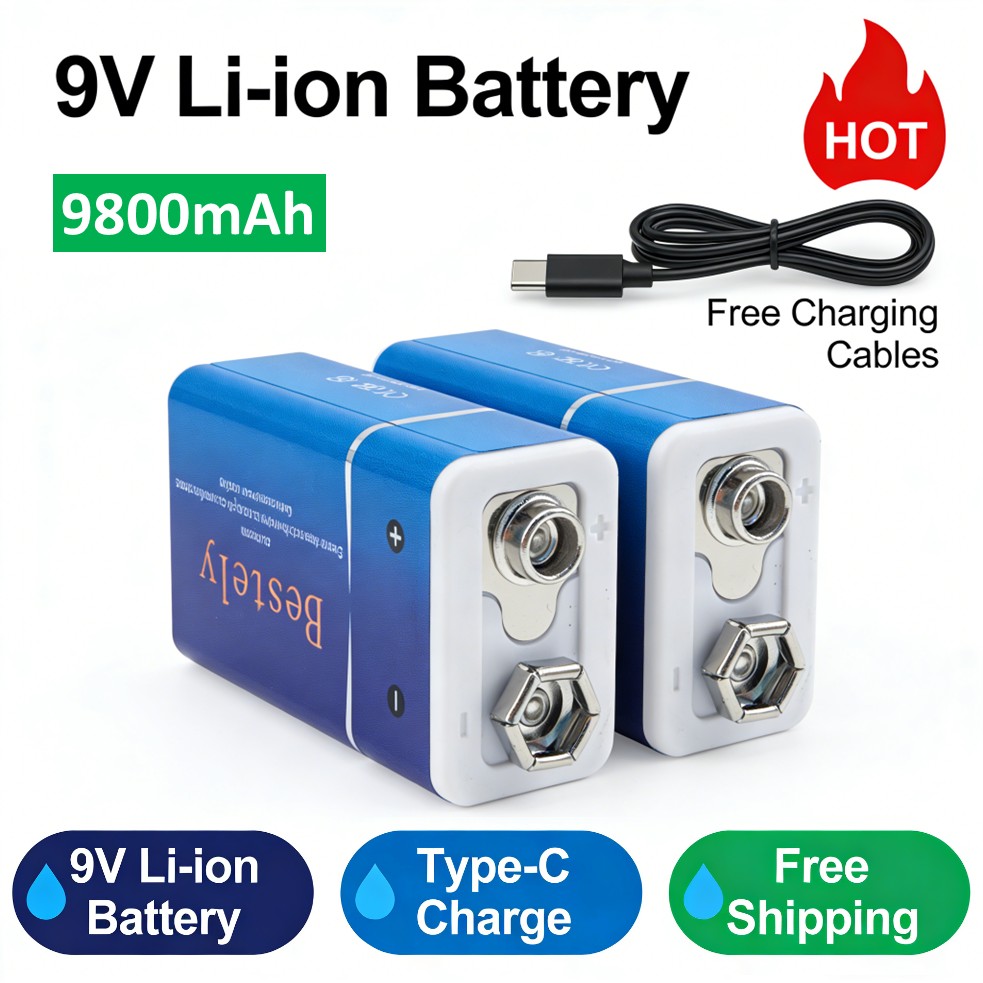 Batería Recargable de 9V, 9800 - Smoke Detector Interconnected reseña y precio