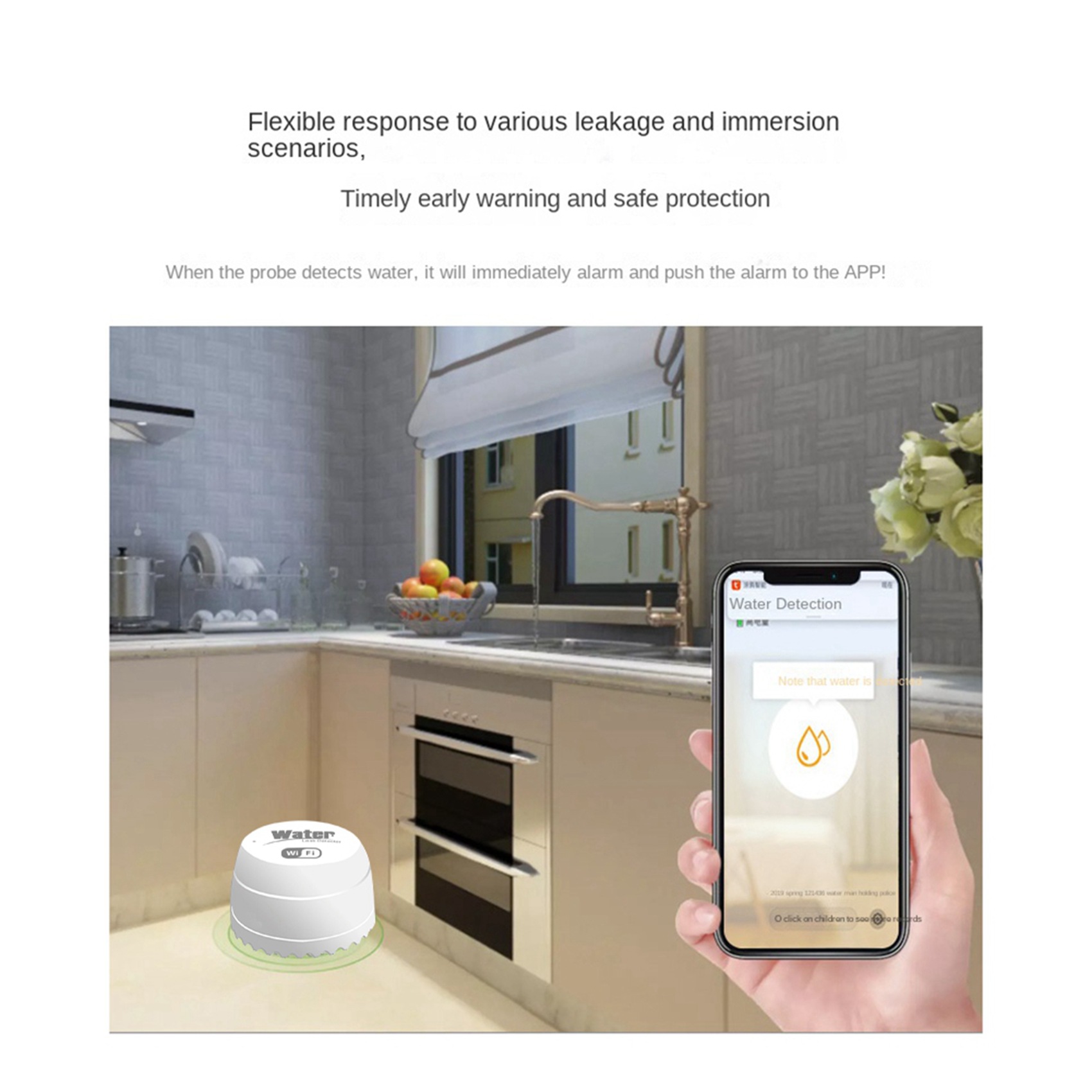 Detector de Fugas de Agua Inte - Water Alarm Sensor reseña y precio