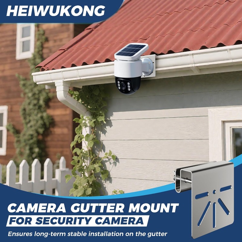 Soporte de acero inoxidable si - Eufy Camera S340 reseña y precio