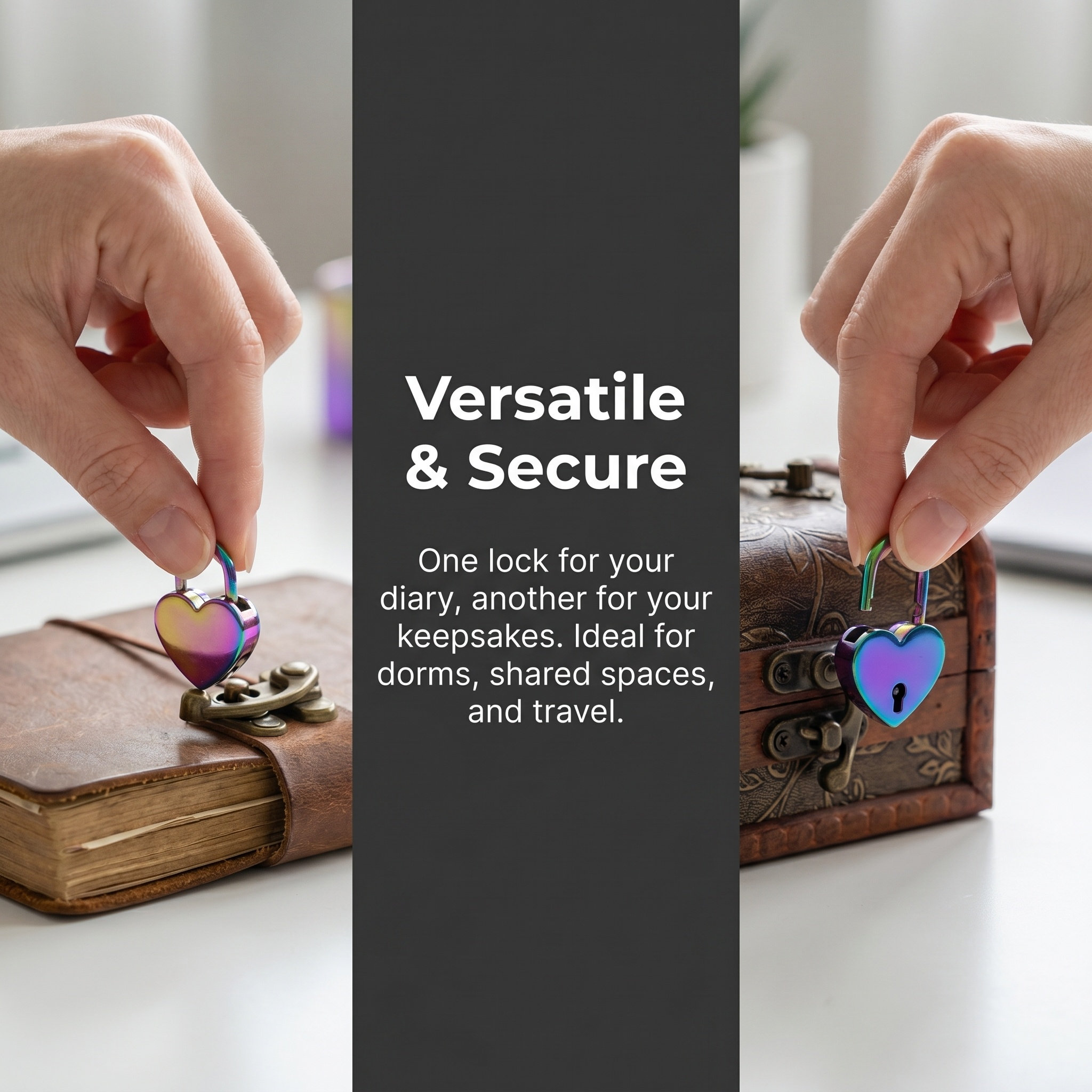 Juego de 2 Mini Candados en Fo - Lockbox Key Secure reseña y precio